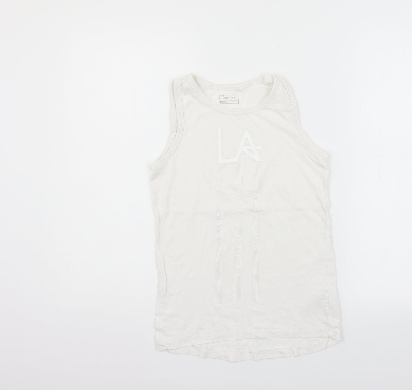 NEXT Girls Silver   Basic Tank Size 9 Years