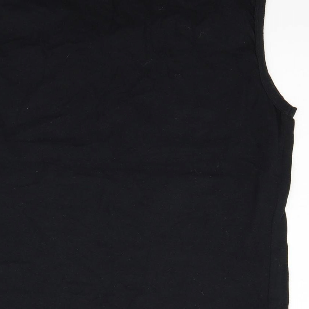 Lonsdale Womens Black   Basic Tank Size L