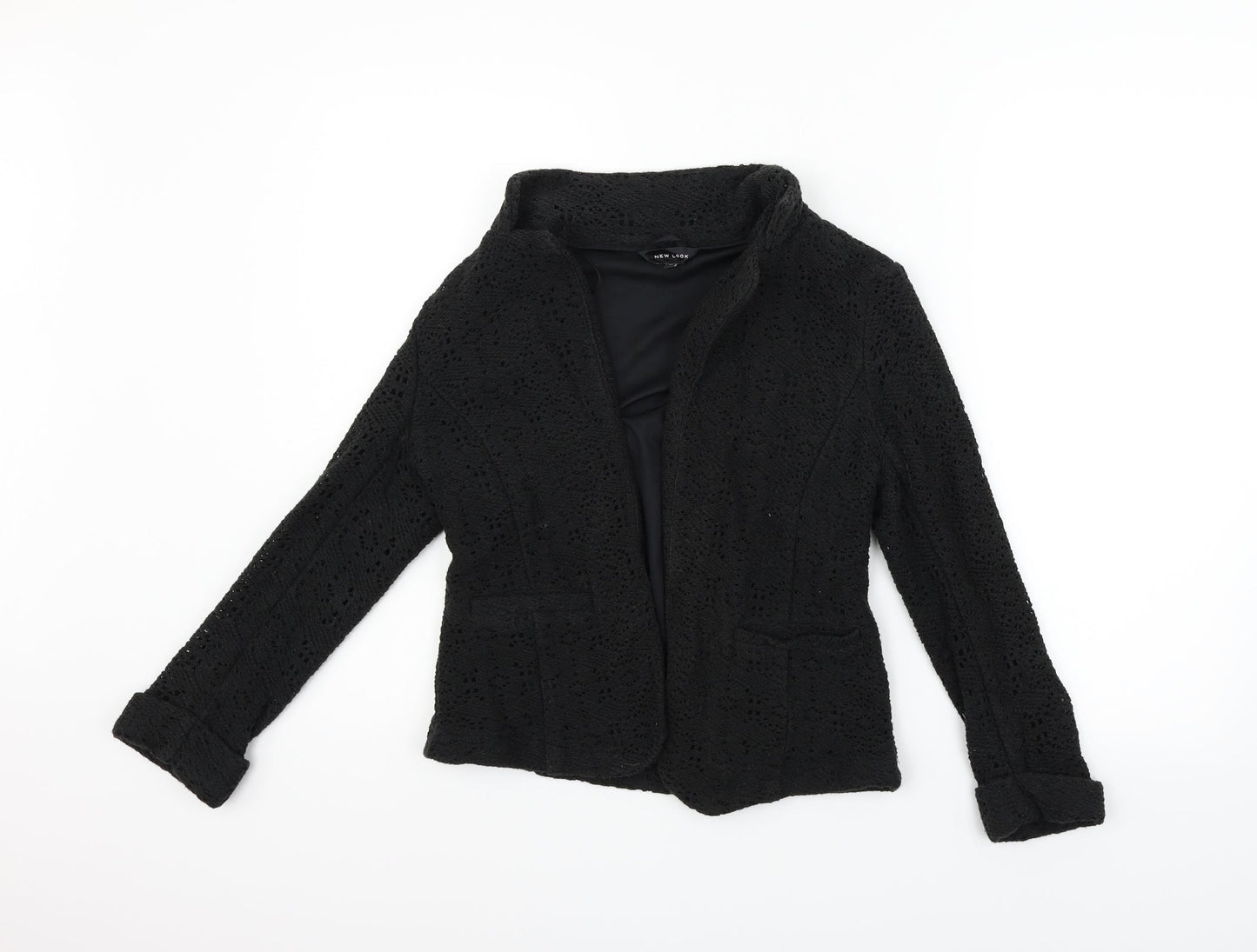 New Look Womens Black   Cape Jumper Size 10