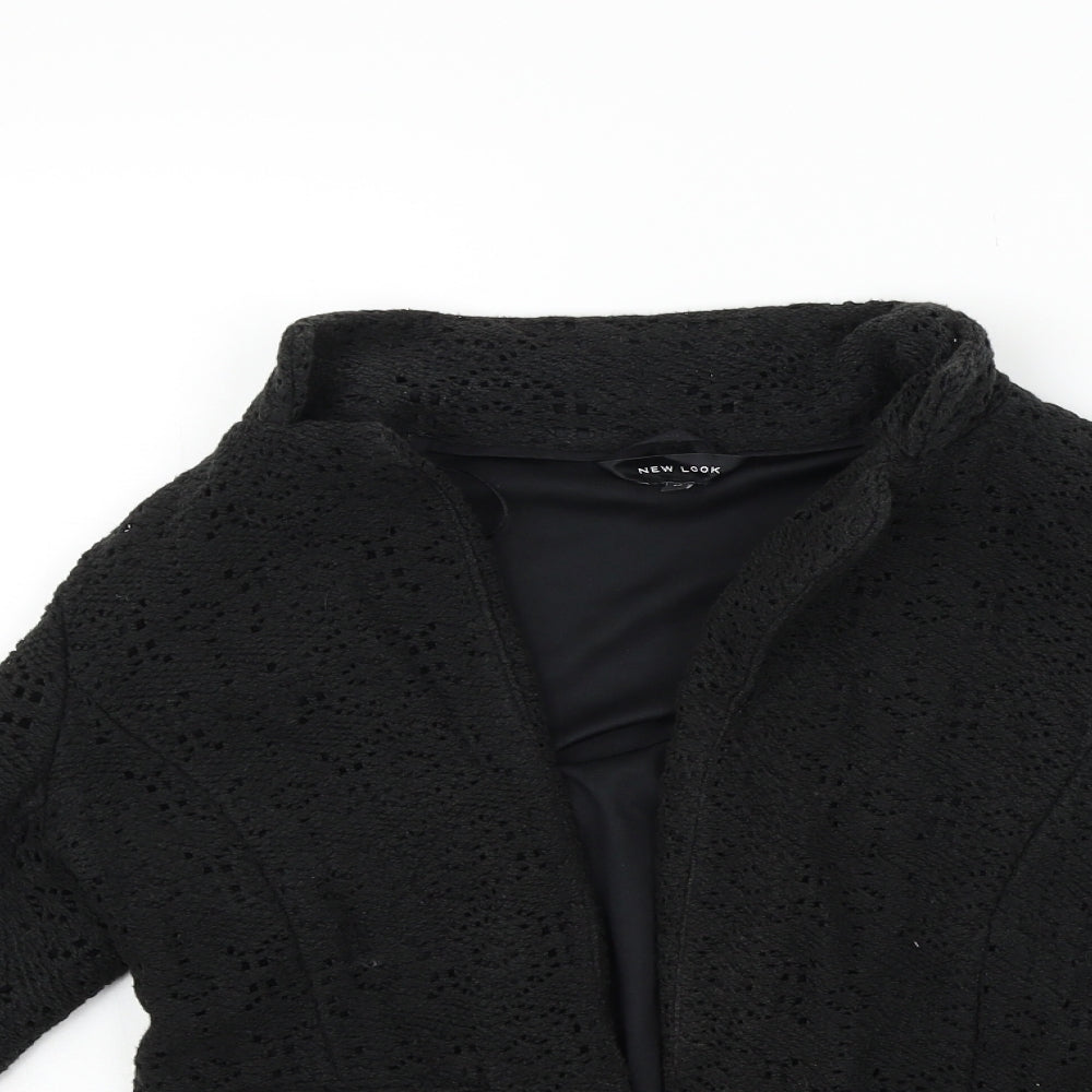 New Look Womens Black   Cape Jumper Size 10