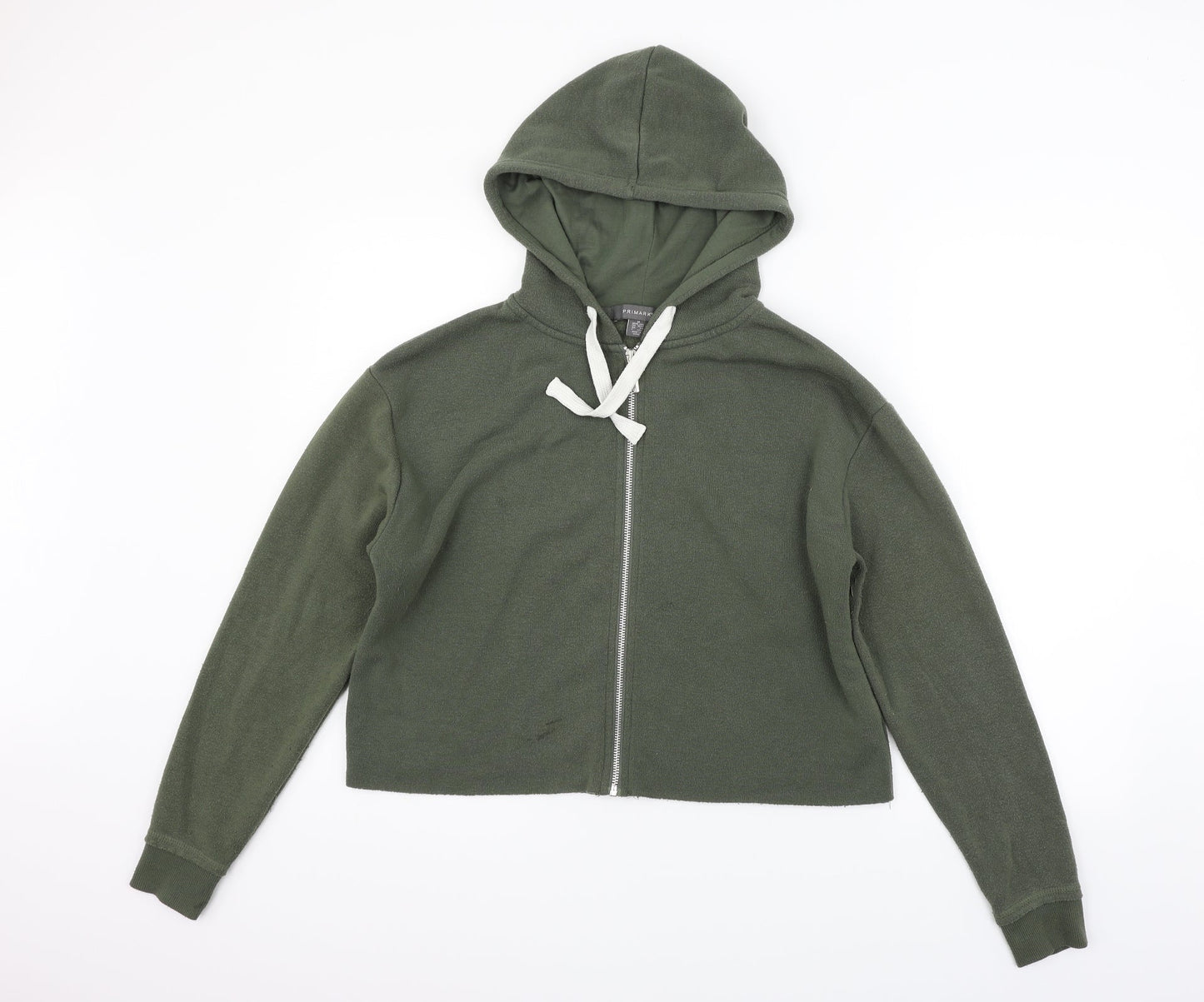 Primark Womens Green   Full Zip Jumper Size M