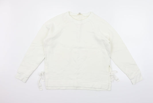 River Island Womens White   Pullover Jumper Size M