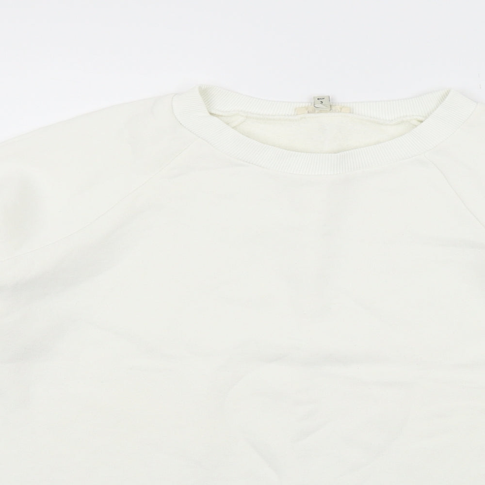 River Island Womens White   Pullover Jumper Size M