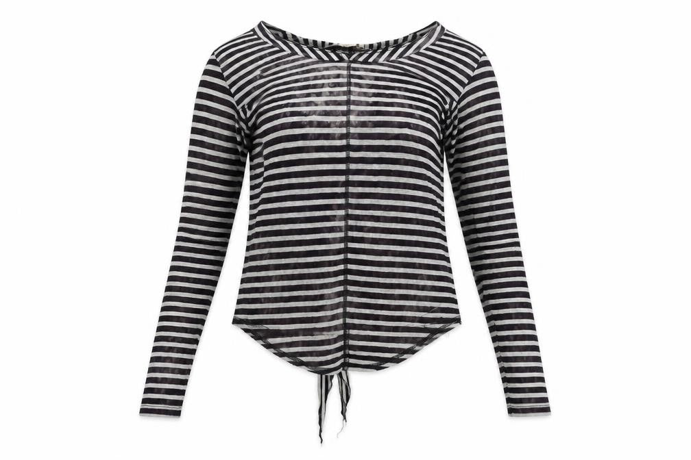 diesal  Womens Grey Striped  Pullover Jumper Size M
