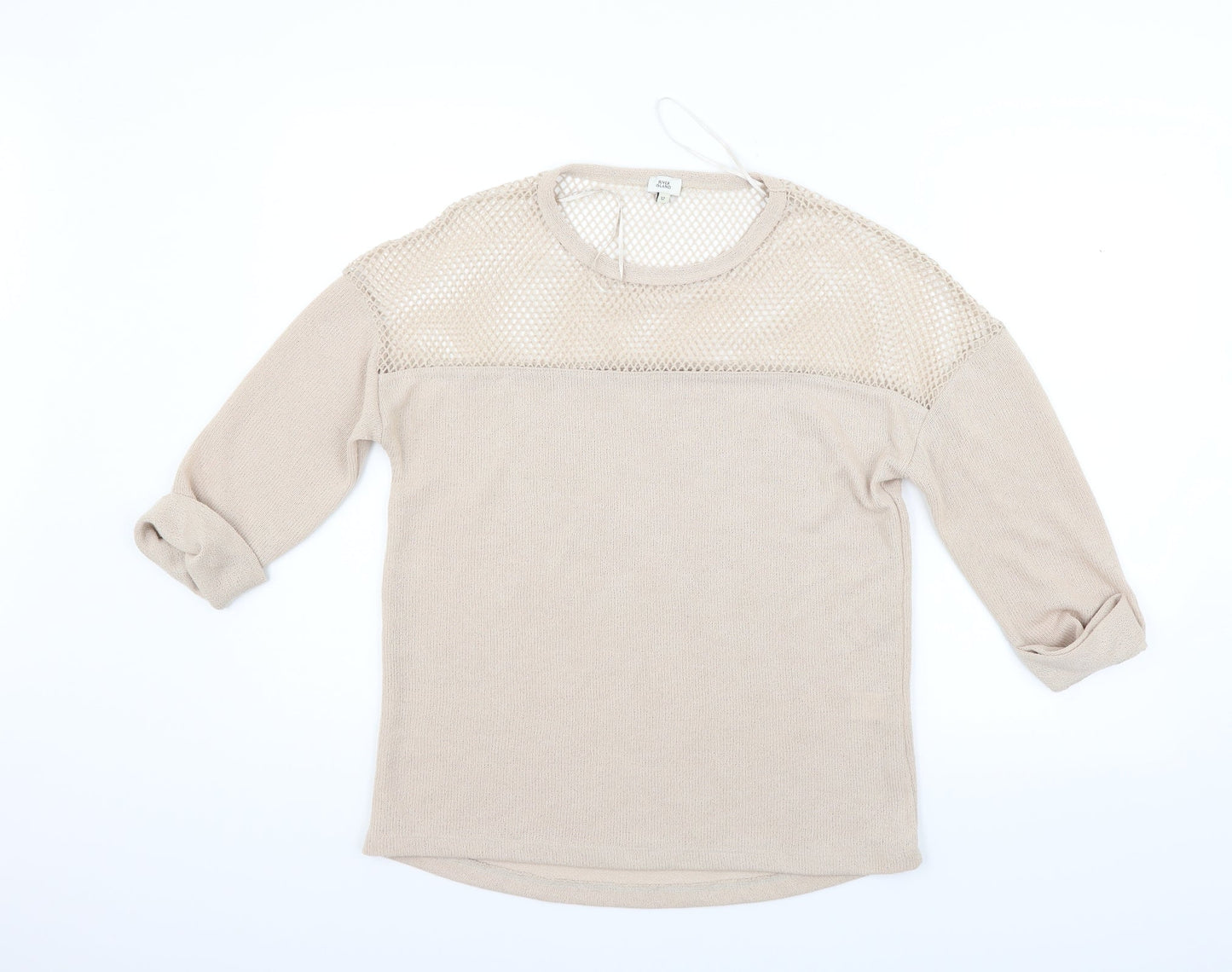 River Island Womens Beige   Pullover Jumper Size 12