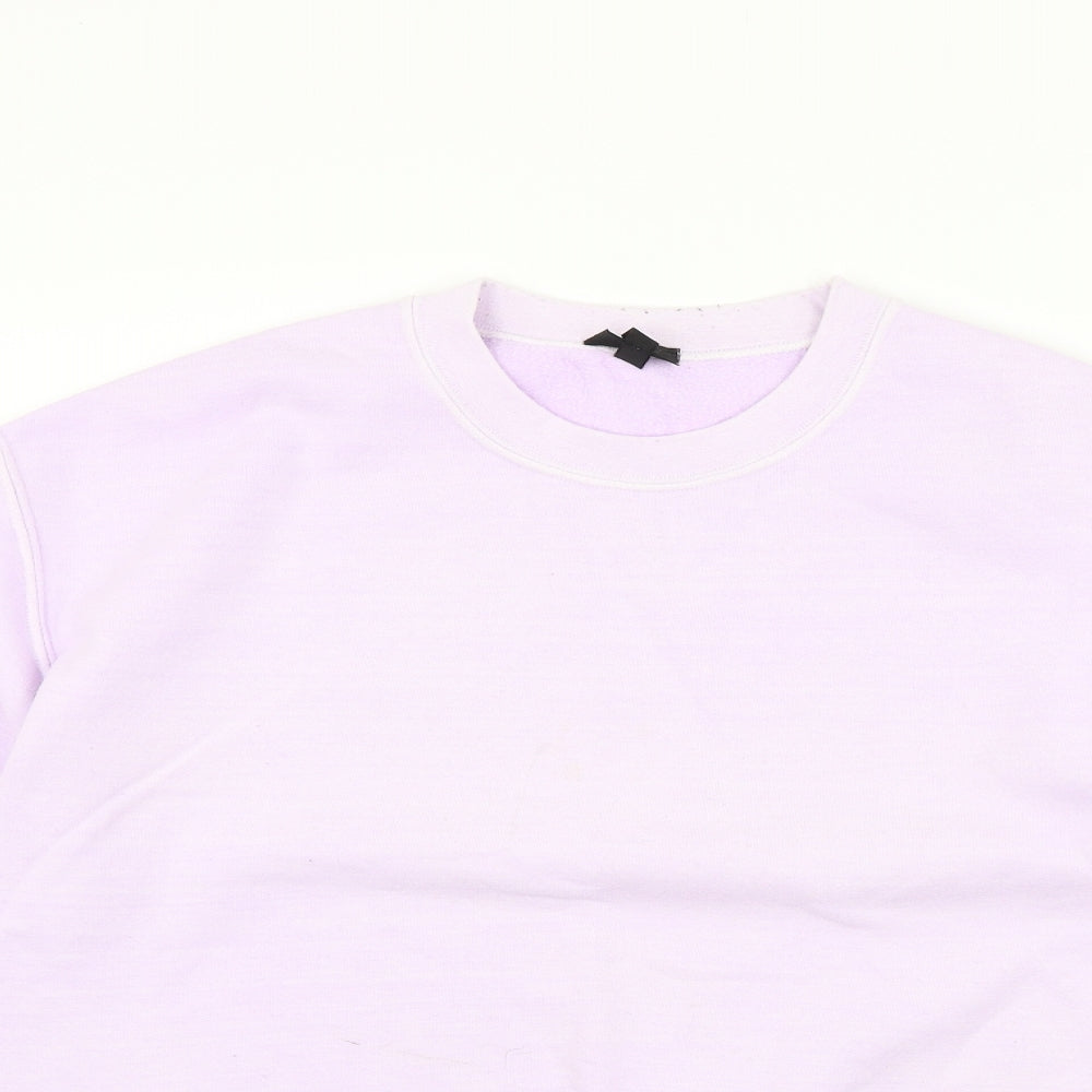 Topshop Womens Purple   Pullover Jumper Size M