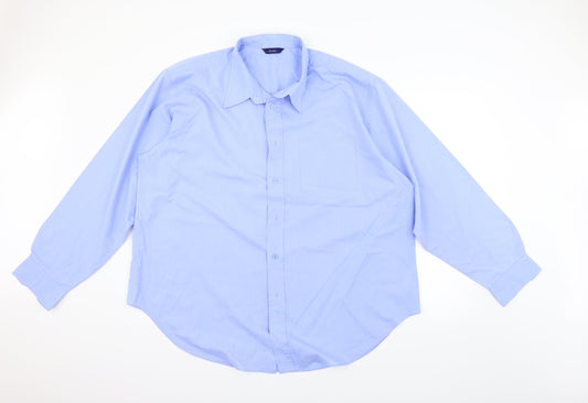 For Men Mens Blue    Button-Up Size 19