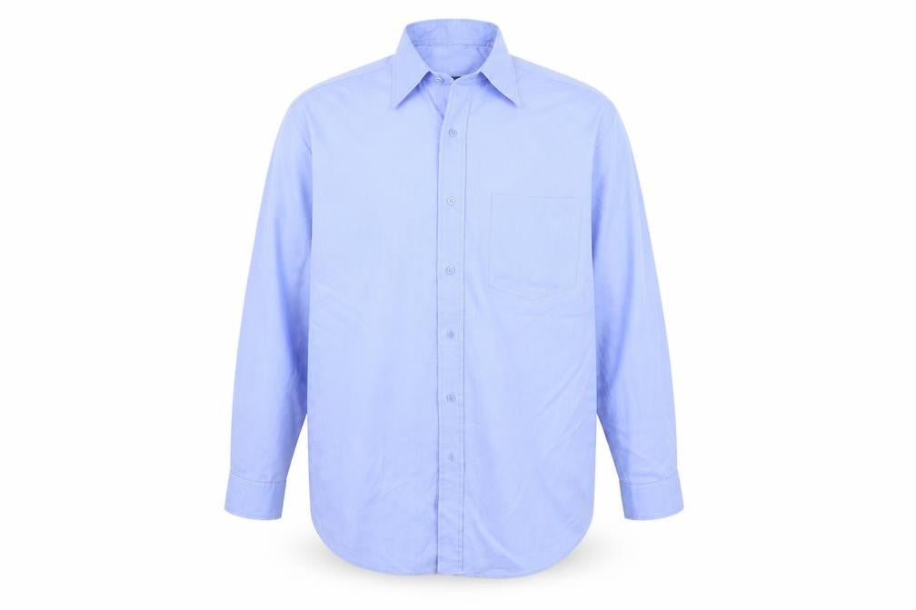 For Men Mens Blue    Button-Up Size 19
