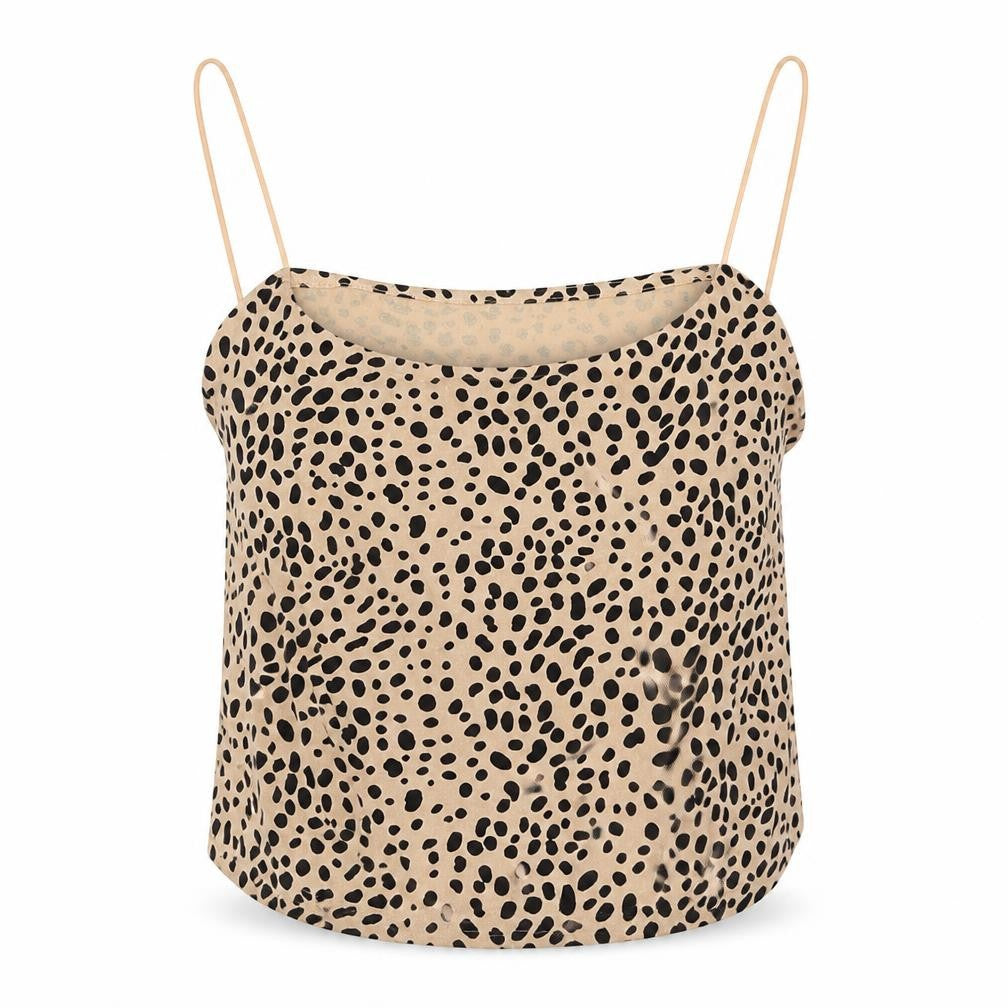 Primark Womens Beige Animal Print  Basic Tank Size S