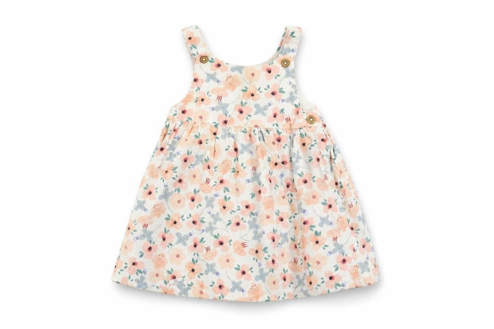 Marks & Spencer Girls White Floral  Fit & Flare  Size 3-6 Months