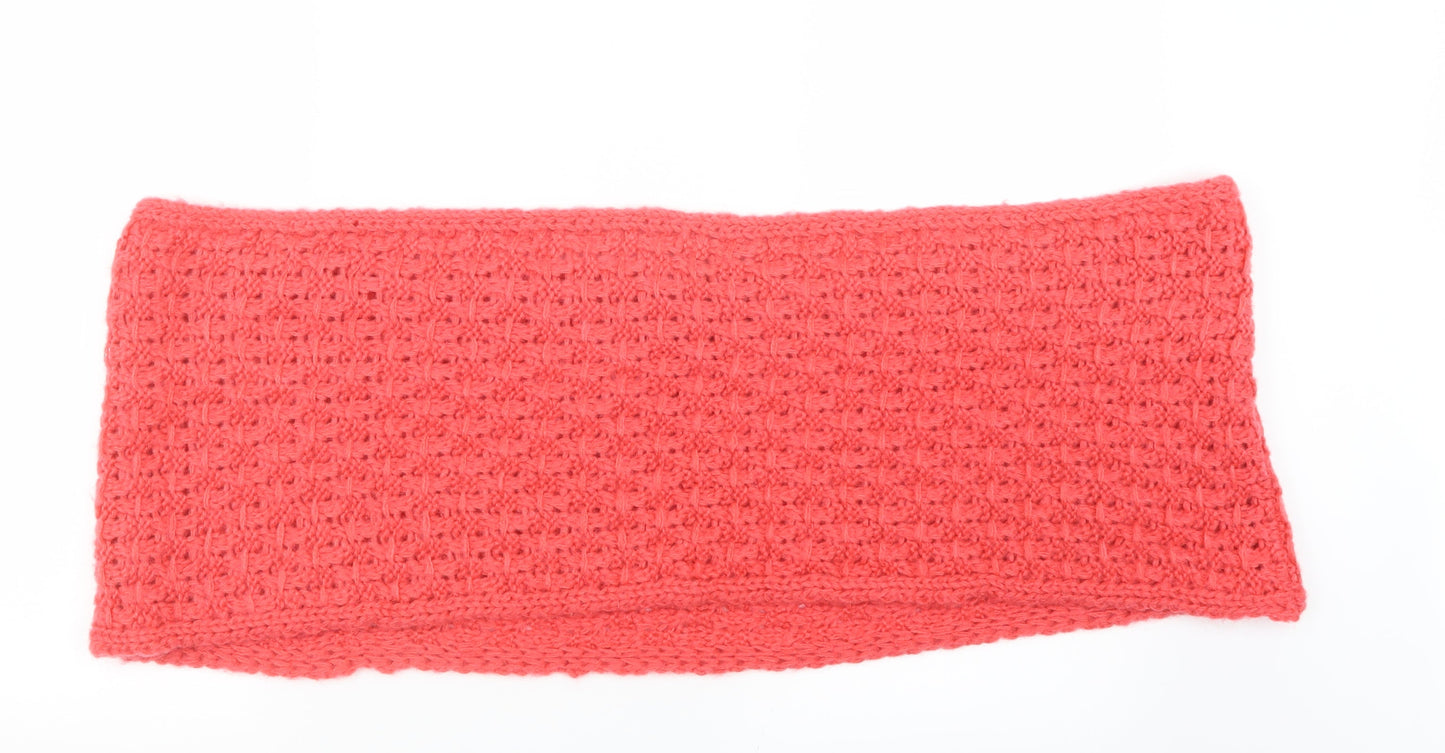 Accessorize Womens Pink  Knit  Scarf   - Snood