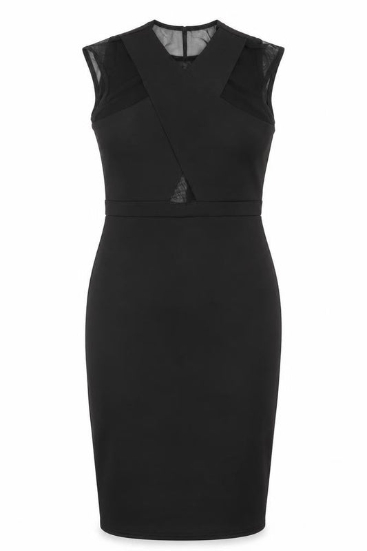 Womens Black   Pencil Dress  Size 8