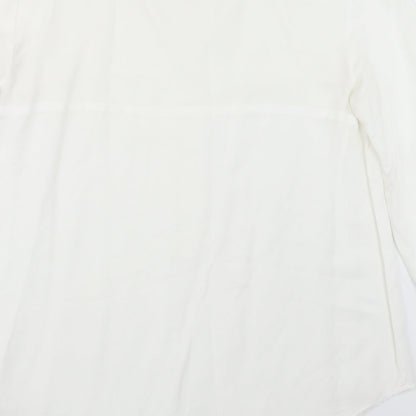 Spense Womens White   Basic Blouse Size M