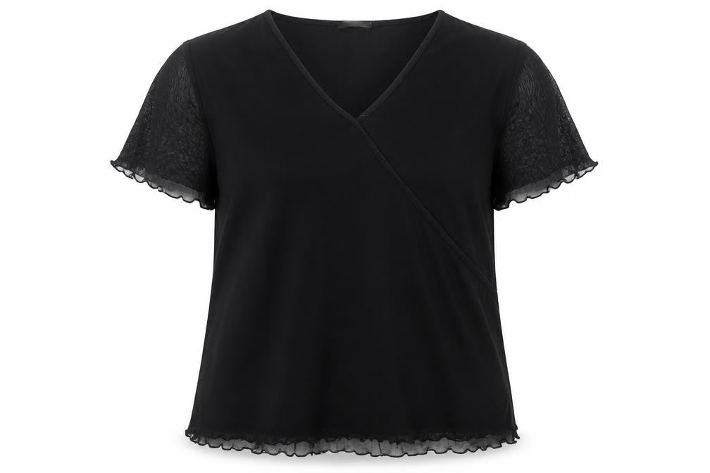 Bonmarché Womens Black Basic Blouse Size XL