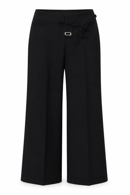 Front view of Principles women’s blue trousers, size UK 30, in, 27-inch leg