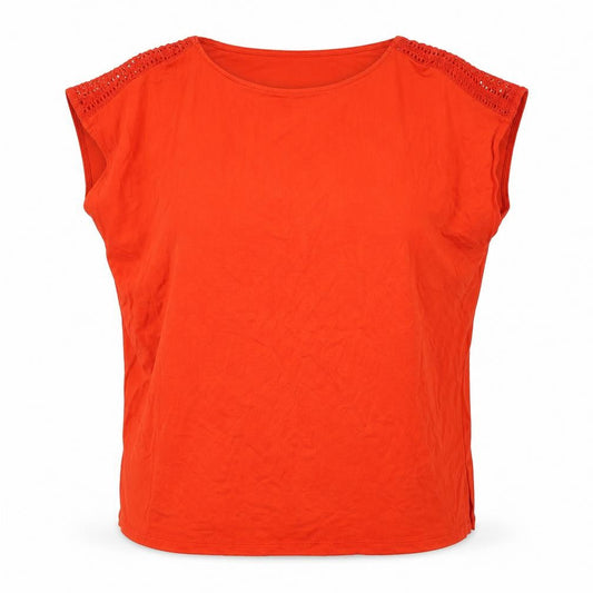 F&F Womens Red   Basic Blouse Size 6