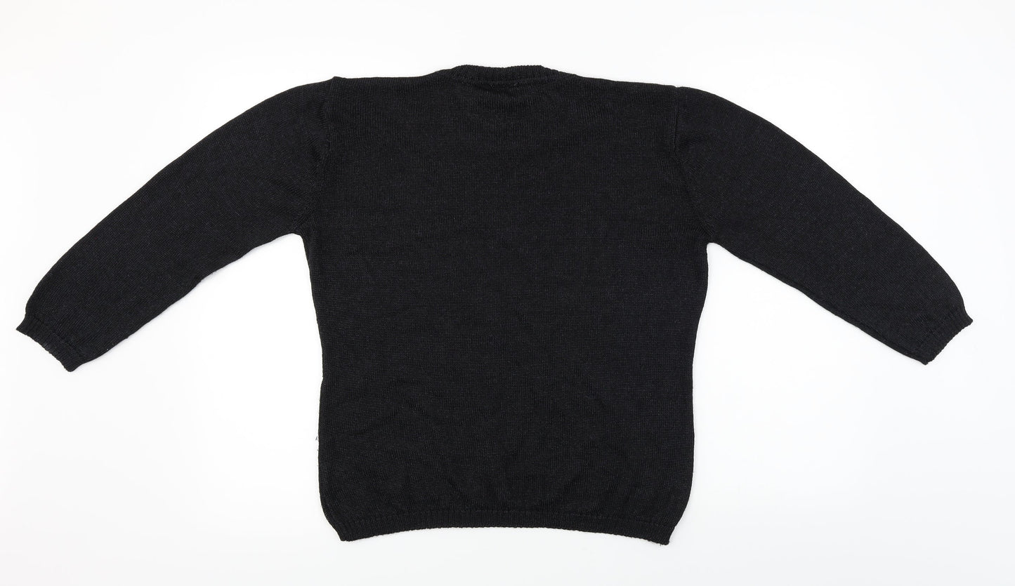 CAVIAR  Mens Black   Cardigan Jumper Size M