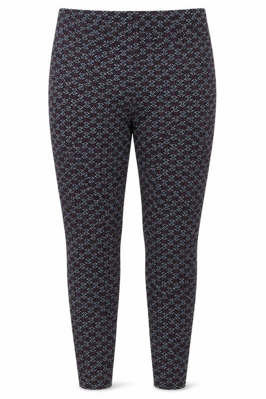 ASOS  Womens Black Geometric  Trousers  Size 14 L24 in