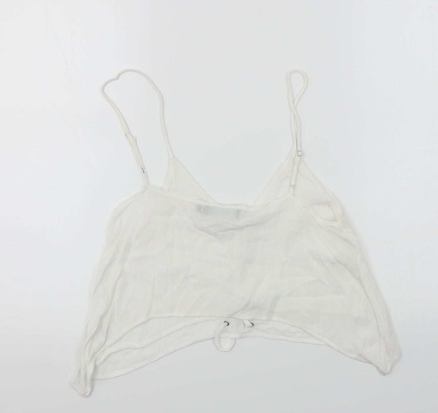 Misstruth  Womens White   Cropped T-Shirt Size 8