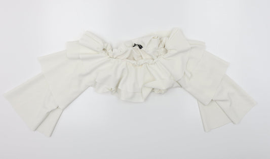 style weise Womens White   Basic Blouse Size M