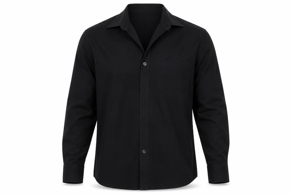 Taylor & Wright Mens Black    Button-Up Size 15.5