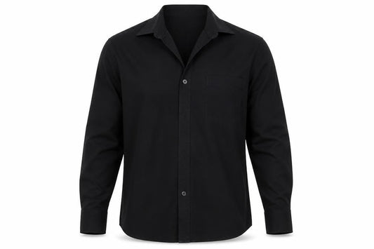Taylor & Wright Mens Black    Button-Up Size 15.5