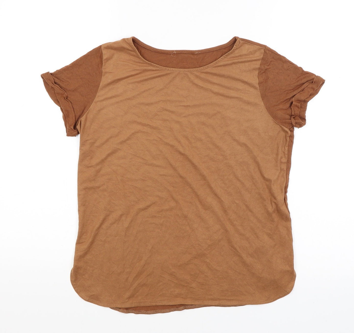 Atmosphere Womens Brown   Basic T-Shirt Size 10