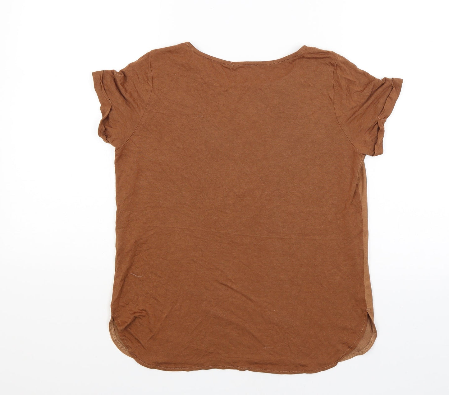 Atmosphere Womens Brown   Basic T-Shirt Size 10