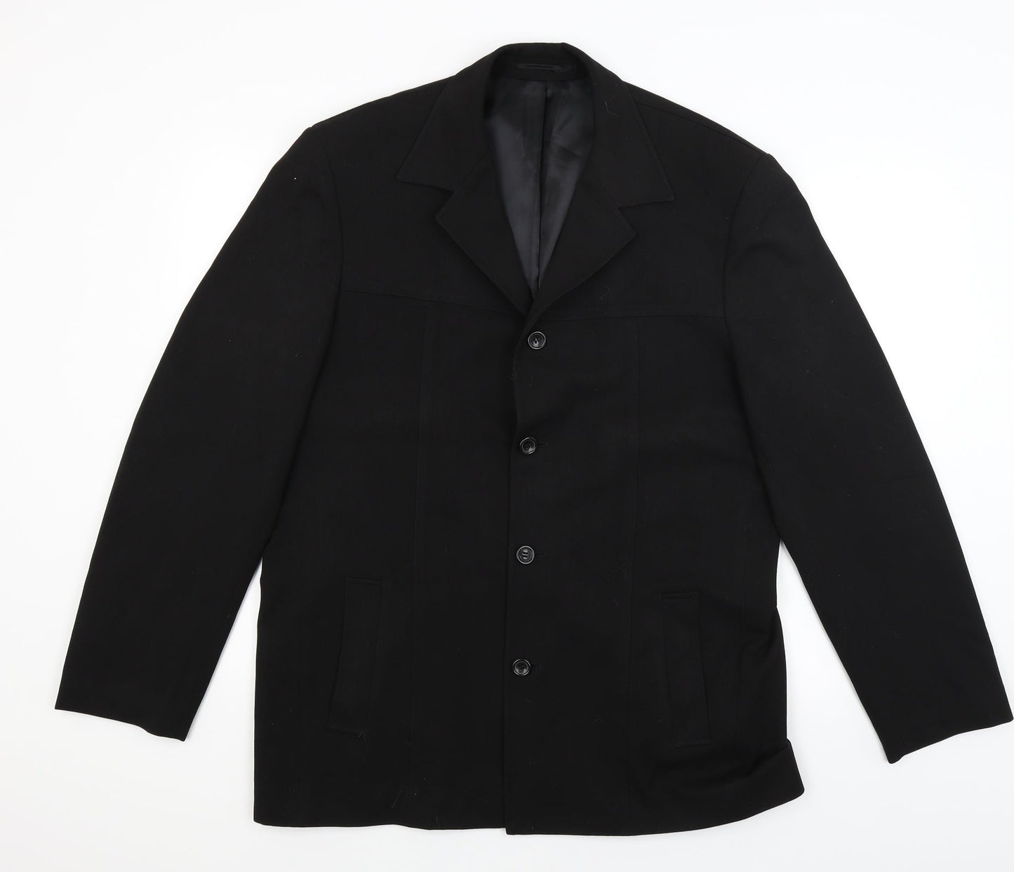 Copperstone Mens Black   Jacket Blazer Size L