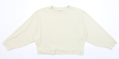 Topshop Womens Ivory   Pullover Jumper Size M