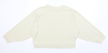Topshop Womens Ivory   Pullover Jumper Size M