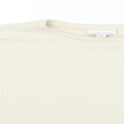 Topshop Womens Ivory   Pullover Jumper Size M
