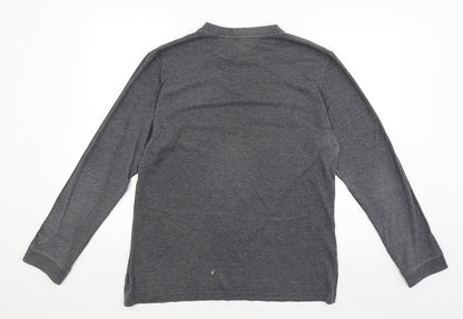 Back view of Easy men’s green jumper, size M