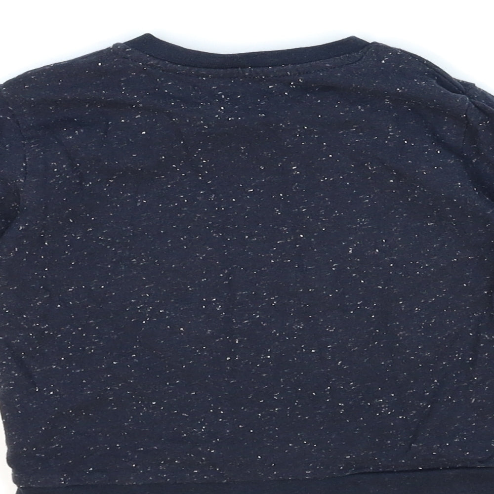 Very Baby Black   Basic T-Shirt Size 18-24 Months