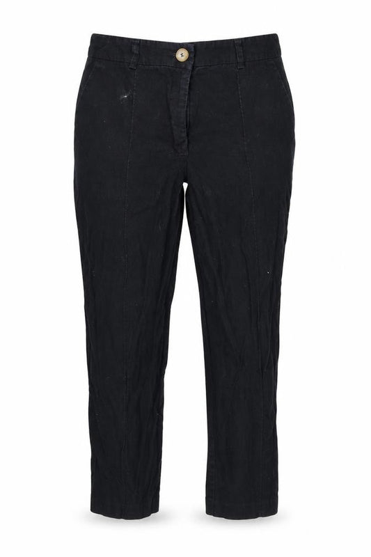 ASOS Womens Black   Cropped Trousers Size 10 L22 in