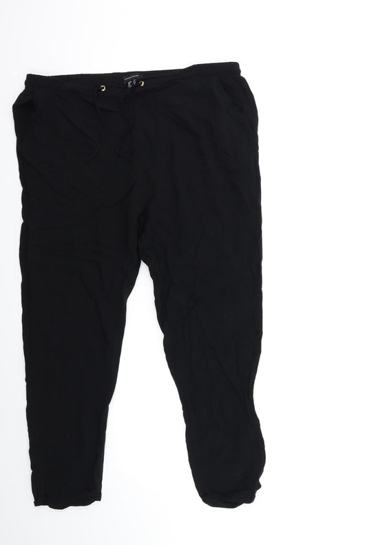 Atmosphere Womens Black   Trousers  Size 16 L26 in