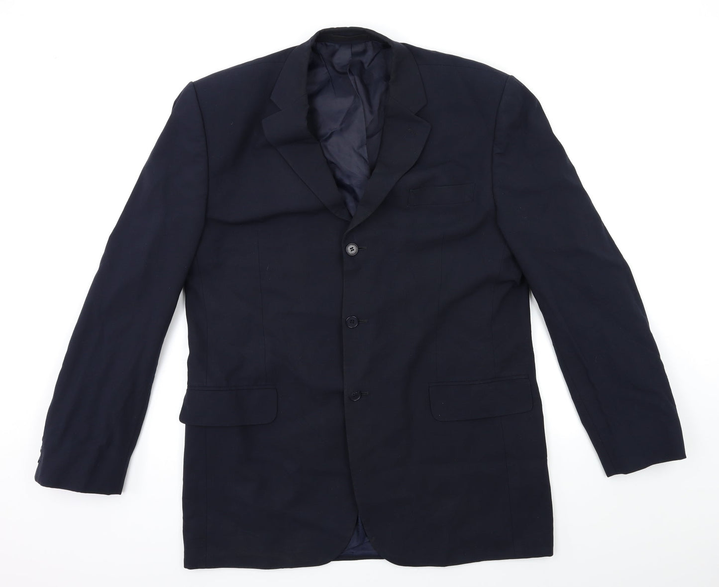 BHS Mens Blue   Jacket Suit Jacket Size 42