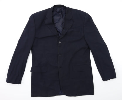 BHS Mens Blue   Jacket Suit Jacket Size 42