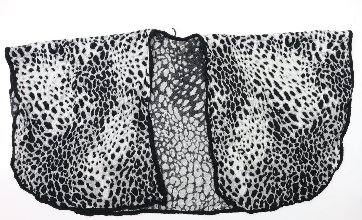 &Work Womens Grey Animal Print   Shawl/Wrap