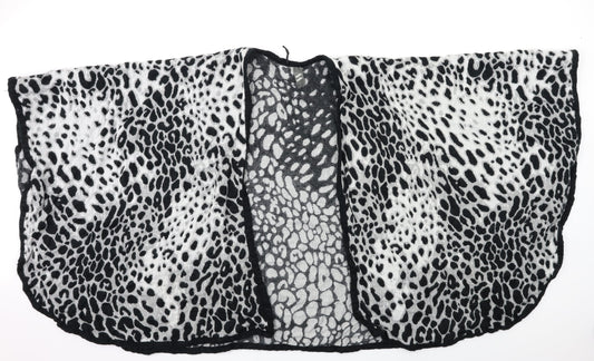 &Work Womens Grey Animal Print   Shawl/Wrap