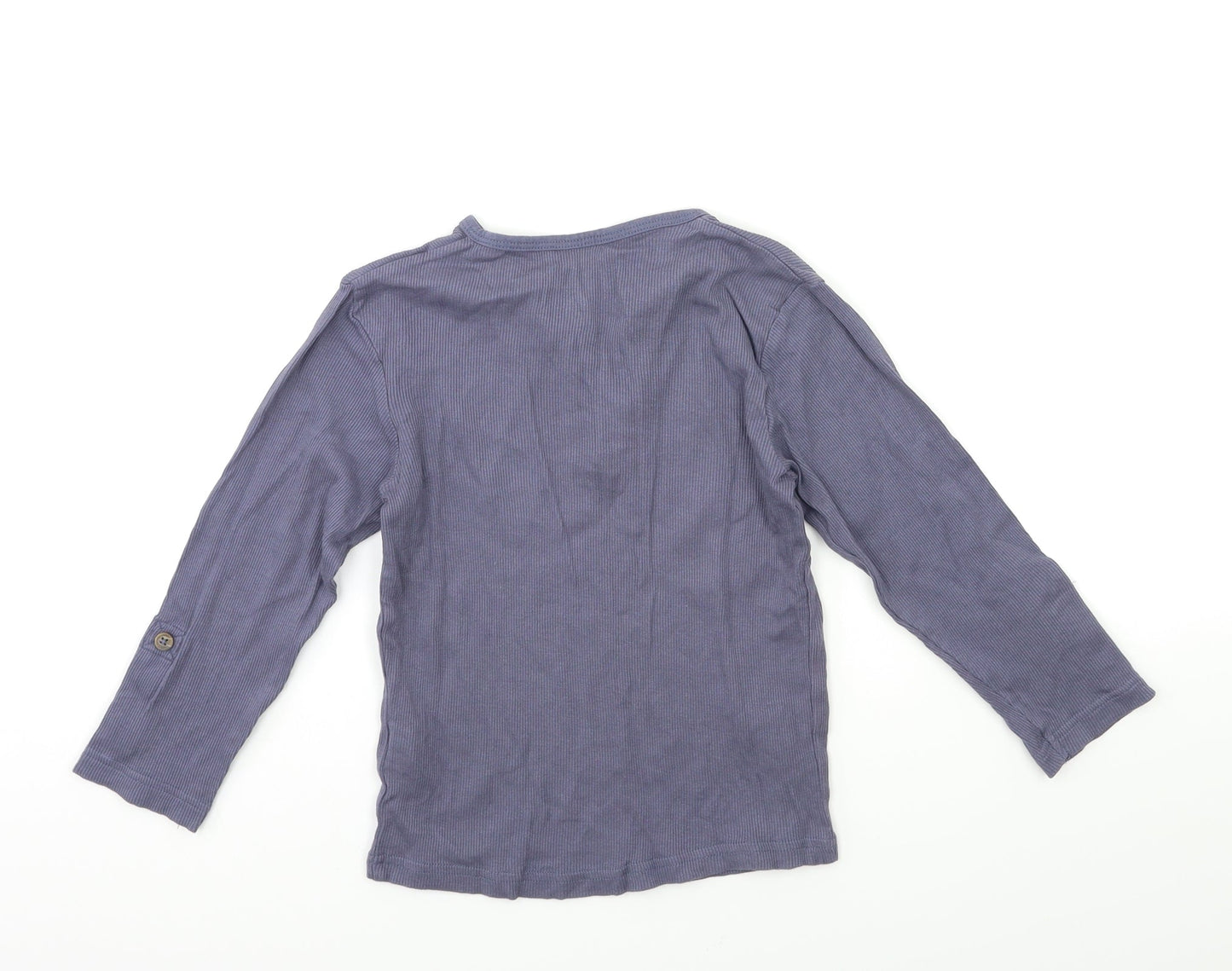 George Boys Grey   Basic T-Shirt Size 5-6 Years