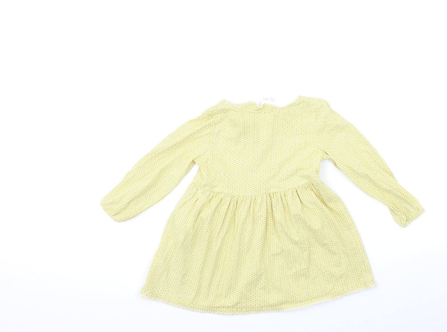 NEXT Baby Yellow Geometric  Basic T-Shirt Size 12-18 Months