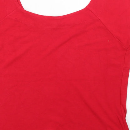 Preloved Etam Womens Red   Camisole T-Shirt Size 20 - Label