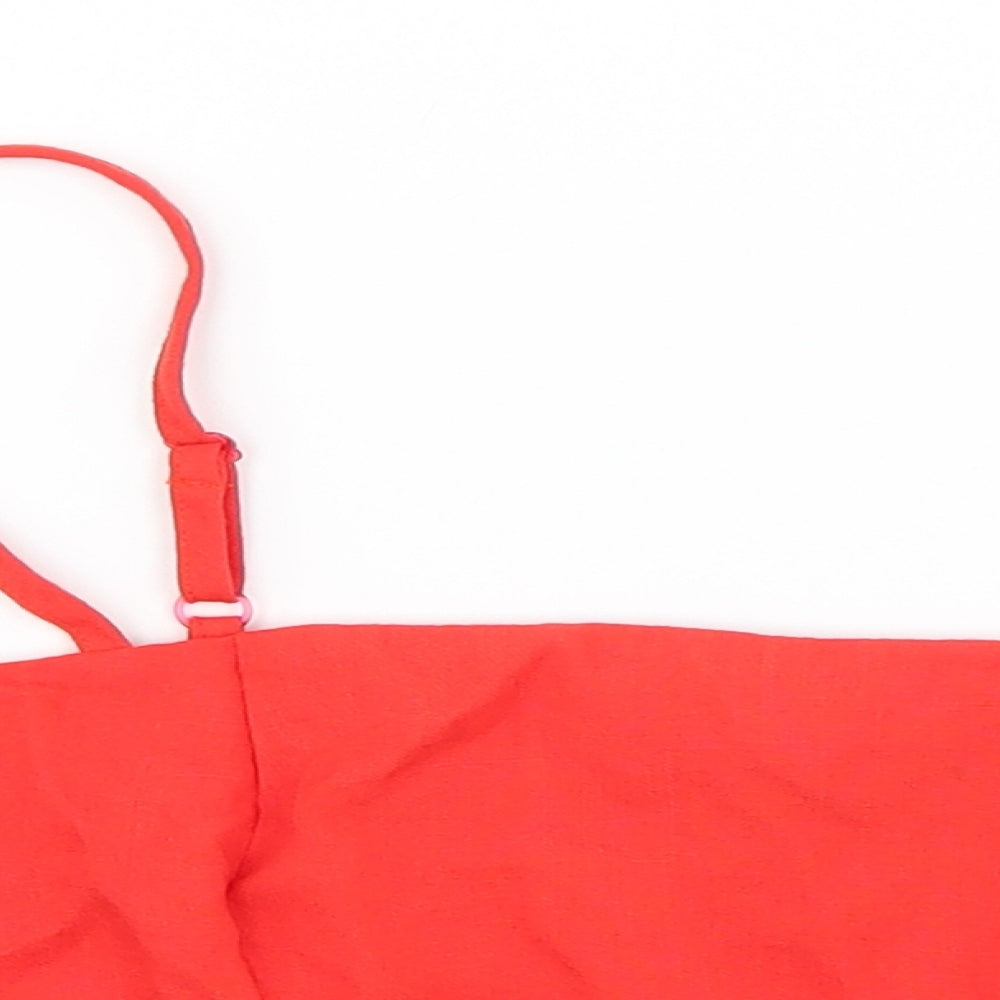 Lola May Womens Red   Cropped Tank Size 8