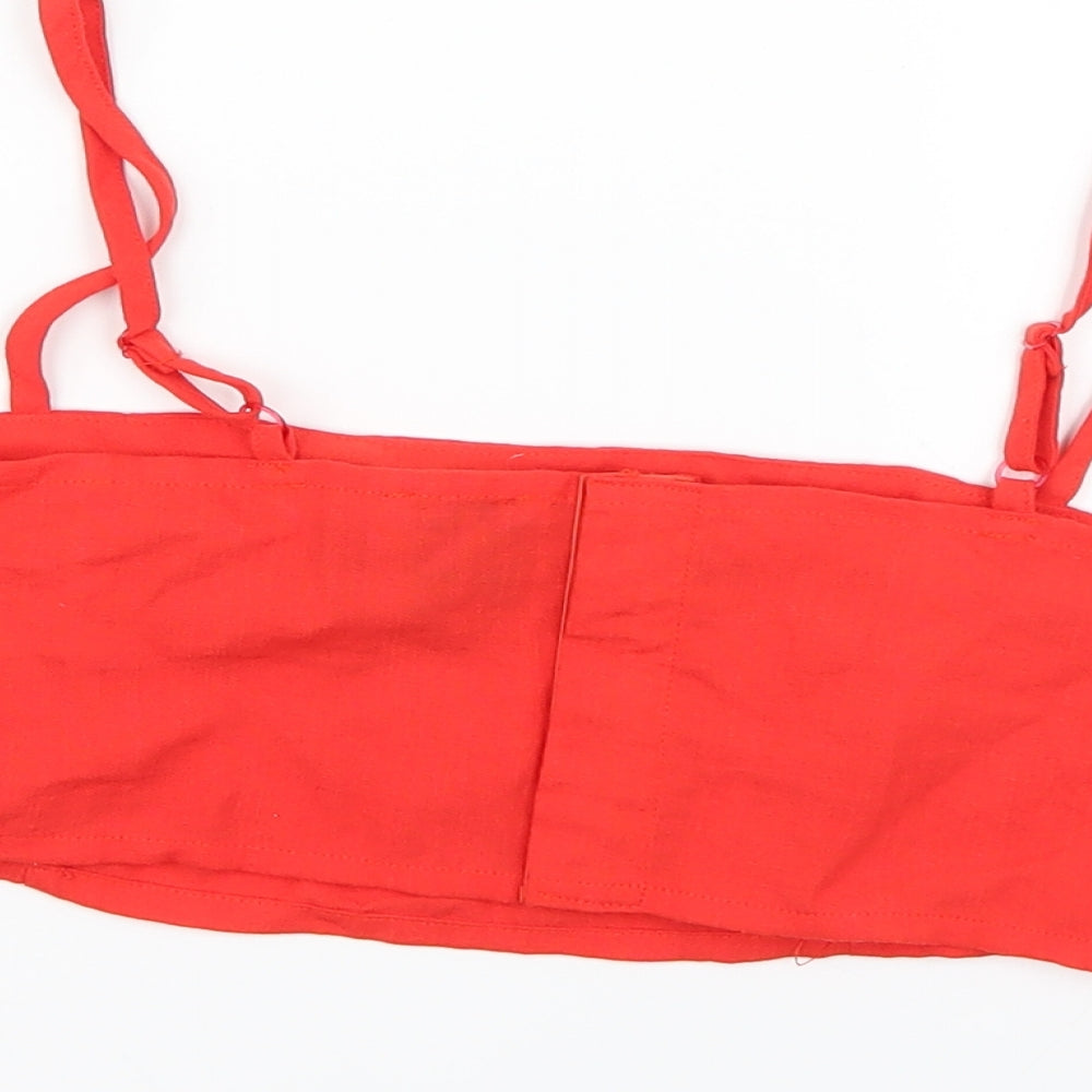 Lola May Womens Red   Cropped Tank Size 8