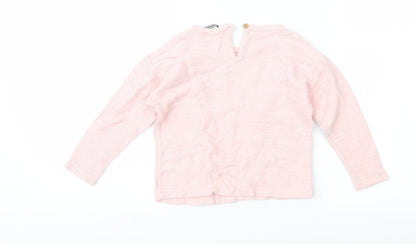 Back view of George girls’ pink basic blouse, size 2-3, years