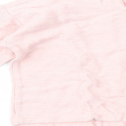 Brand and care label for George girls’ pink basic blouse, size 2-3, years