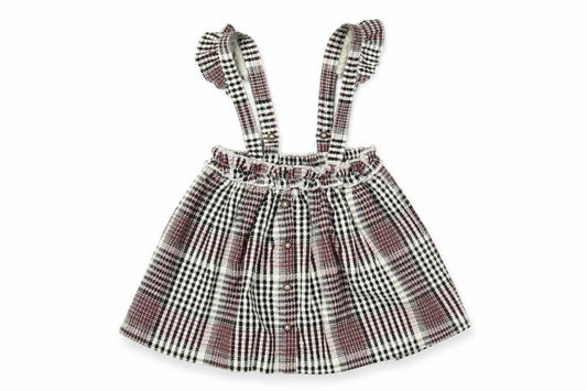 Tu Girls Multicoloured Plaid  Pleated Skirt Size 18-24 Months