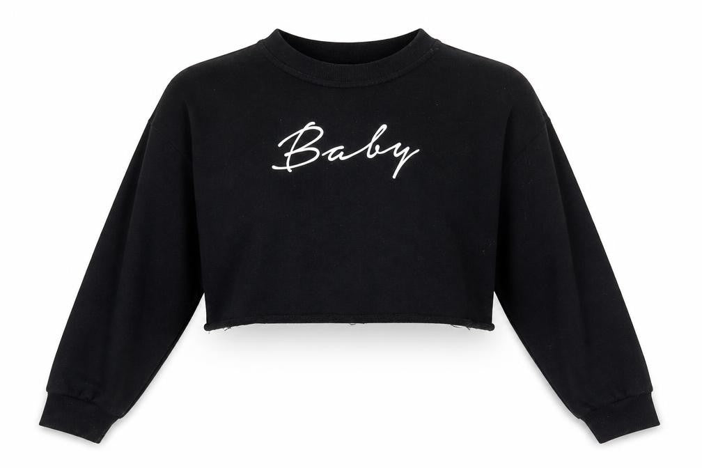 I Love Womens Black   Pullover Sweatshirt Size S