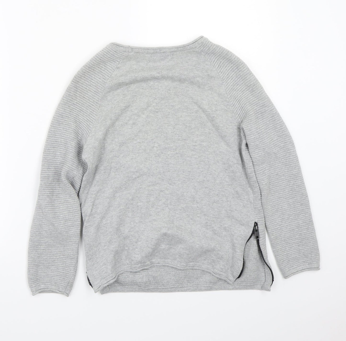 Primark Boys Grey   Pullover Jumper Size 9-10 Years
